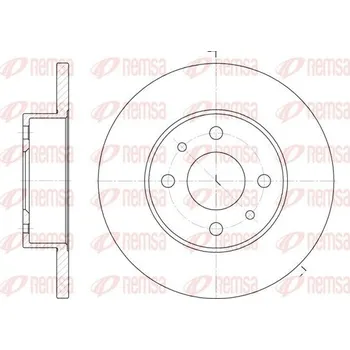 Brzdový kotouč Brzdový kotouč REMSA 6111.00