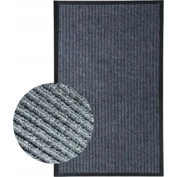 ROHOŽKA PŘED DVEŘE NA BOTY 60x90 CM ŠEDO-ČERNÁ