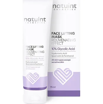 Pleťový peeling NATUINT COSMETICS Omlazující maska s liftingovým efektem 75ml