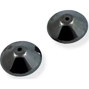 Drahý kámen Hematitový disk - 2 ks