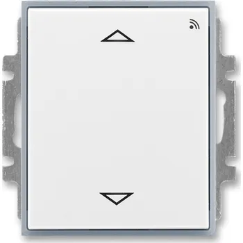 vypínač Spínač žaluziový s krátkocestným ovladačem, s přijímačem RF ABB 3299E-A33108 04 bílá / ledová šedá