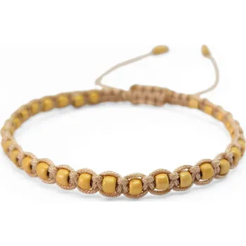 Náramek Maj šperky Žlutý náramek s korálky