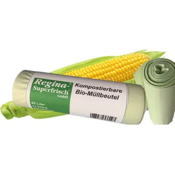 Pytle na odpadky Kompostovatelný sáček na bio odpad 60x80cm 60 l, 14 ks