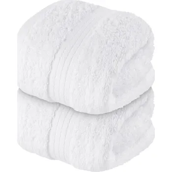 Ručník LIVARNO home Froté ručník pro hosty, 30 x 50 cm, 500 g/m2, 2 kusy (bílá)