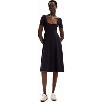 Dámská móda šaty Desigual Ebasé negro velikost L