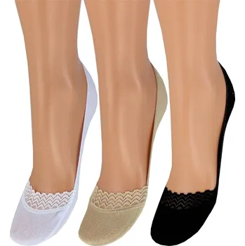 Dámské ponožky Bavlněné ťapky NOVIA | do balerínek B-7