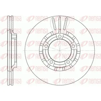 Brzdový kotouč Brzdový kotouč REMSA 6437.10