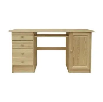 Psací stůl Masivní psací stůl MANAGER 2 LEVÝ - 145x75x55 cm