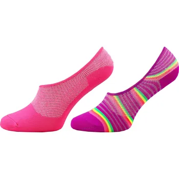 Dámské ponožky Dámské neonové ťapky NOVIA | do tenisek invisible I-1
