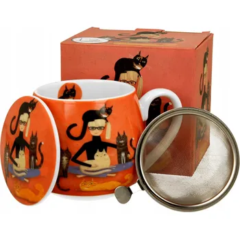 Hrnek Duo Kočičí svět porcelán 430 ml