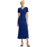 šaty Desigual Tira azul klein velikost XL