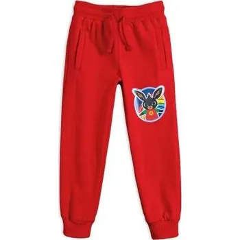 DOVOZ EU Chlapecké tepláky králíček Bing červené Velikost: 98