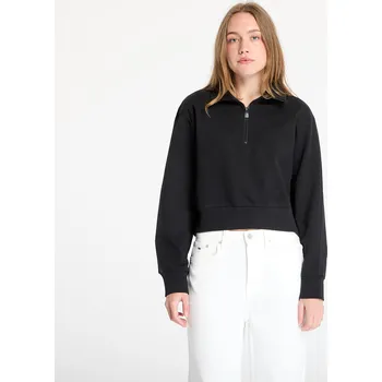 Pánská mikina Mikina Calvin Klein Sport Pw - 1/4 Zip Sweatshirt Black S