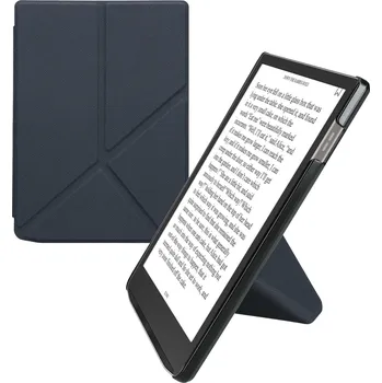 Pouzdro na čtečku elektronické knihy Pouzdro KW Mobile - Origami Blue - 23SB002C - pro Pocketbook 743G InkPad 4 / 743K3 Color 3 / 743C Color 2 - tmavě modré + BONUSY