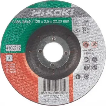 Řezný kotouč HiKOKI 4100212 Řezný kotouč na kámen 125x22,2x2,5mm free_store_pickup