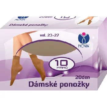 Dámské ponožky Dámské ponožky NOVIA | multipack - 10 párů v krabičce N01