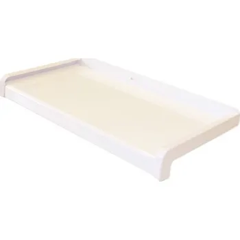 Parapet Venkovní parapet z taženého hliníku bílý š. 50mm Venkovní parapet z taženého hliníku bílý š. 50mm