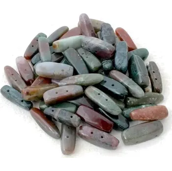 Drahý kámen Minerály dvoudírkové - 5 ks