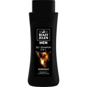 Šampon White Deer, Hypoalergenní gel a šampon 2v1 pro muže s minerály 300 ml