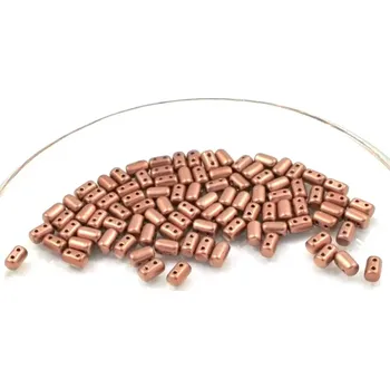 Korálek Korálky skleněné rokajl Matubo Rulla měděná SV - sáček cca 10 g