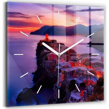 Hodiny Nástěnné hodiny Wallfluent modré 30 cm