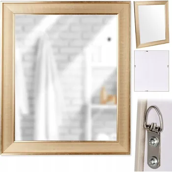 Zrcadlo Zrcadlo Vilde nástěnné obdélníkové, rám z plast, 49,5 x 59,5 mm