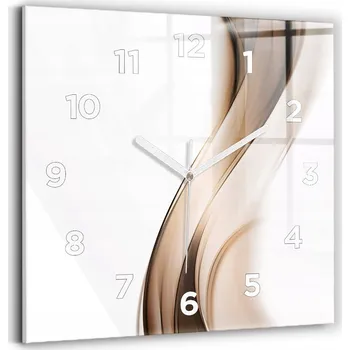 Hodiny Nástěnné hodiny Wallfluent bílé 30 cm