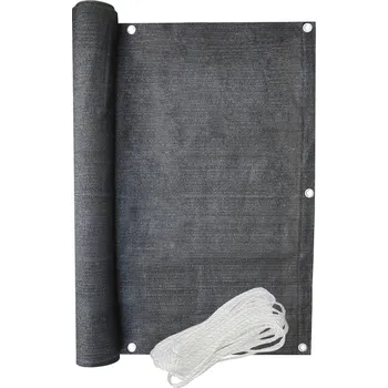 balkonová zástěna Bestent Balkonová zástěna 1x5m 90% Balcone Dark Grey šedá 1 m x 5 m
