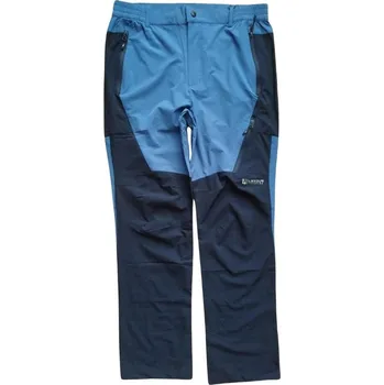 Pánské SOFTSHELLOVÉ KALHOTY černá/modrá Temster 23001