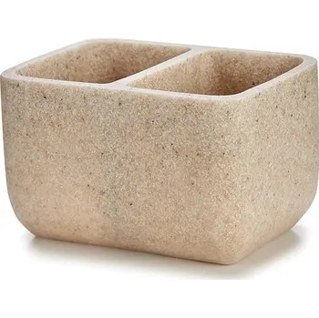 Sada koupelnových doplňků Kinvara Koupelnový kelímek se dvěmi přihrádkami, béžový