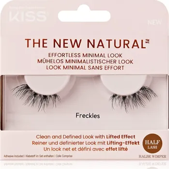 Péče o řasy a obočí KISS The New Natural Effortless Minimal Look umělé řasy Freckles 2 ks