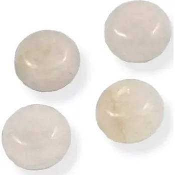 Drahý kámen Růženín rondelka - 2 ks