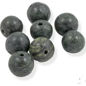 Drahý kámen Kulička serpentinitu 8mm – 10 ks