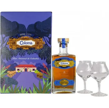 Whisky Coloma 8YO 0,7l 40% +sklo