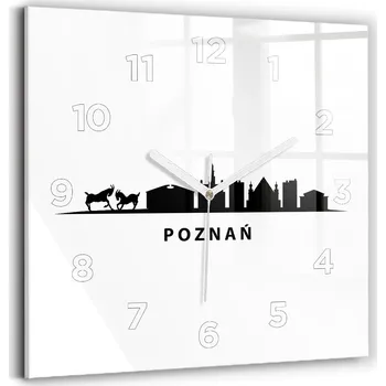 Hodiny Nástěnné hodiny Wallfluent černé 30 cm