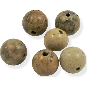 Drahý kámen Kulička pískového jaspisu 8mm - 10 ks