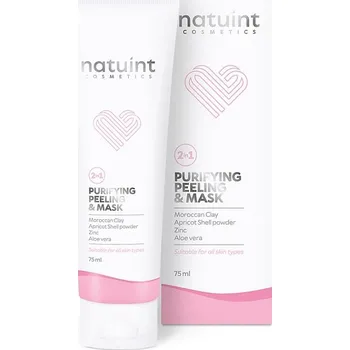 Pleťový peeling NATUINT COSMETICS Maska a peeling 2 v 1 čistící 75 ml
