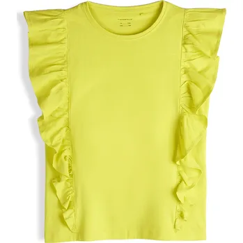 Dívčí tričko GATE Bavlněné tričko s volány 6Y 425-0472/325