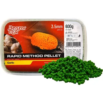 Benzar Mix Pelety Rapid Method Pellet 3,5 mm 600 g - Česnek