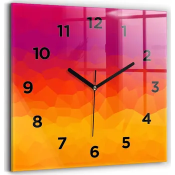 Hodiny Nástěnné hodiny Wallfluent modré 30 cm