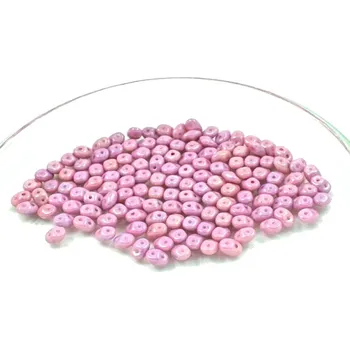 Korálek Korálky skleněné rokajl Matubo SuperDuo starorůžová - sáček