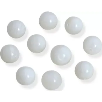 Materiál na výrobu šperku Korálek perleťová kulička krémová - 10 ks