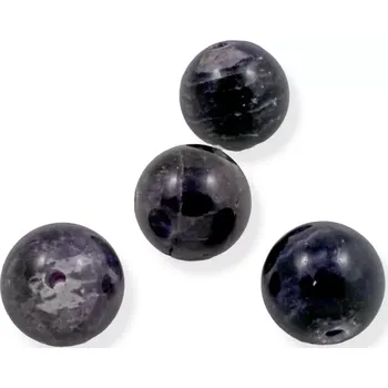 Drahý kámen Kulička velká vrtaná 20mm - ametyst