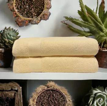Ručník TOP KVALITA - Froté ručník 50 × 100 cm - žlutý