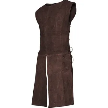 Karnevalový kostým Mytholon Kožený tabard Justus - hnědý, velikost S