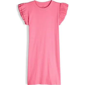 Dívčí oblečení GATE Bavlněné žebrované šaty 5Y 425-0341/65