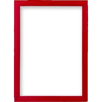 Rám na obraz Fotorámeček Samba Rozměr: 9 x 13 cm, Barva: Červená, Typ zasklení: Sklo