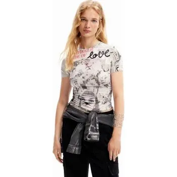 Tričko Desigual Boadora crudo velikost XS