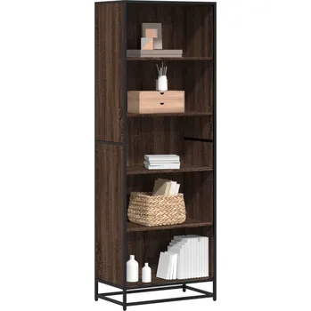 Knihovna Knihovna hnědý dub 80,5x35x107,5 cm kompozitní dřevo