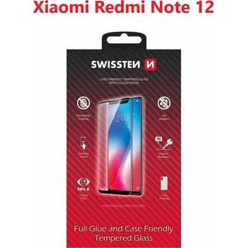 Swissten OCHRANNÉ SKLO XIAOMI REDMI NOTE 12 ČERNÉ